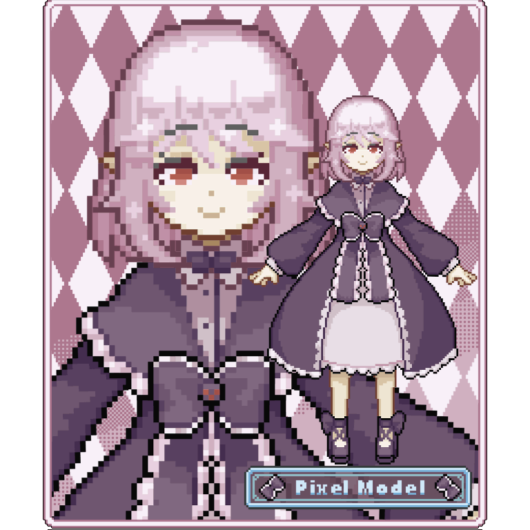 Pixel Model (Art/Rig by Poribaketu137)